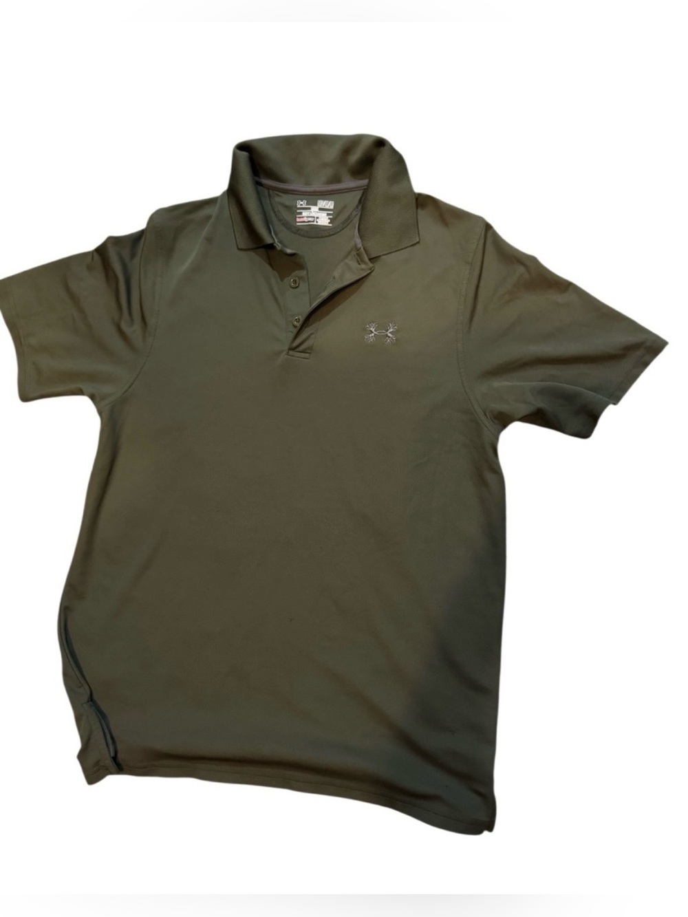 Under Armour Men's Olive Polo Performance Shirt
